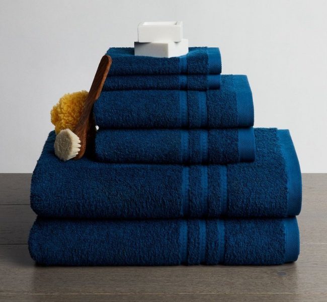 blue terry set blue terry set